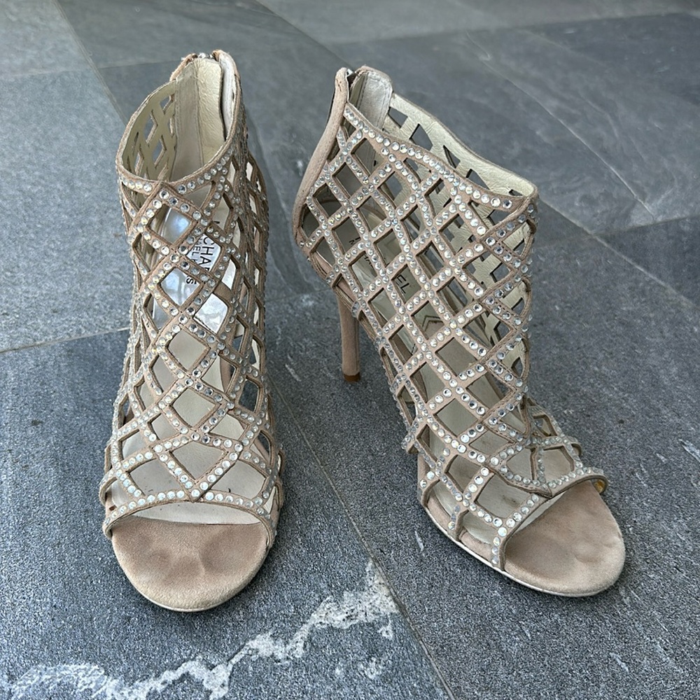 MK embellished heels